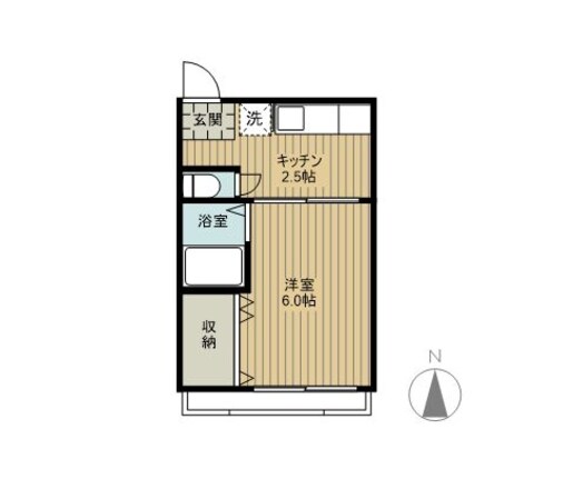 丹頂マンションの物件間取画像